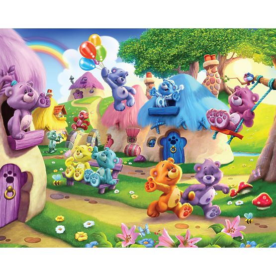 3D tapeta Button Bear