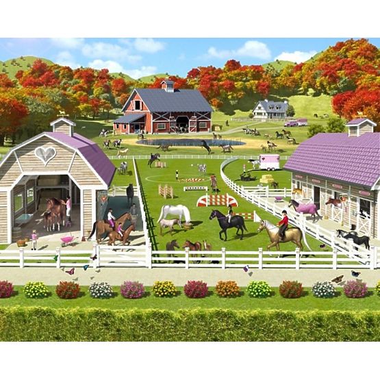 3D Tapeta Koníky a Poníky