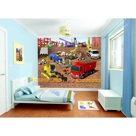 3D tapeta Na stavbe