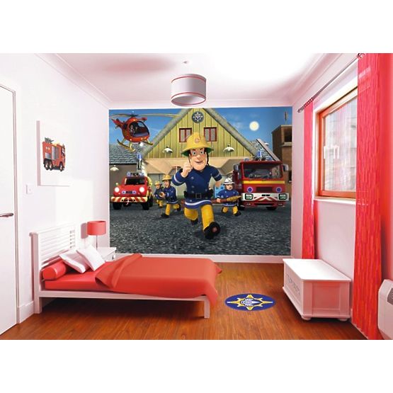 3D Tapeta Požiarnik Sam
