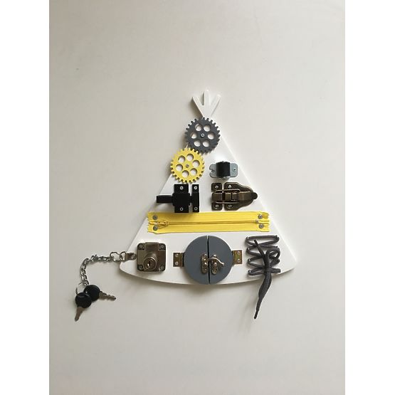 Activity board - teepee - biele