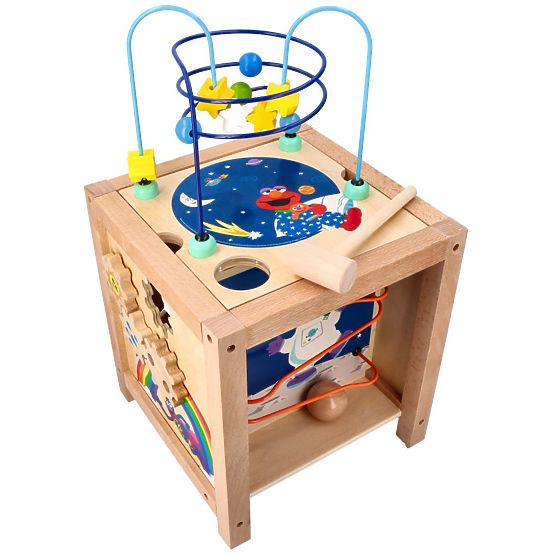 Aktívna kocka s postavičkami zo Sezamovej ulice