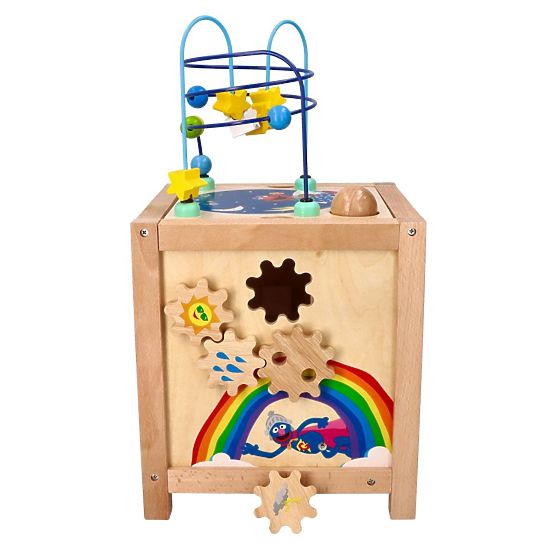 Aktívna kocka s postavičkami zo Sezamovej ulice