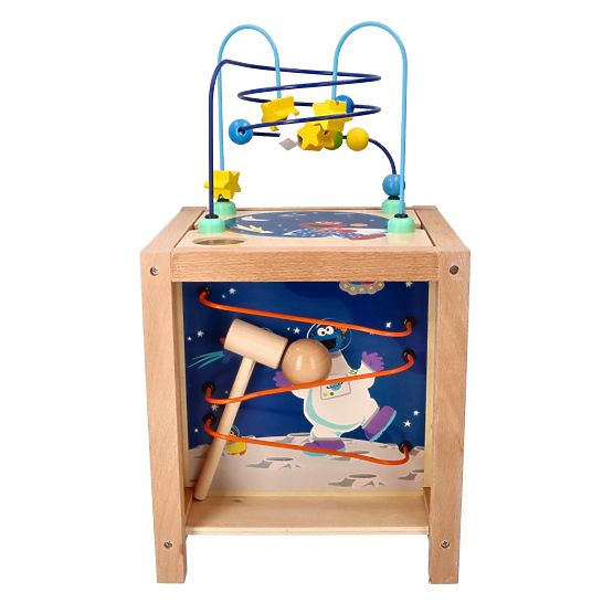 Aktívna kocka s postavičkami zo Sezamovej ulice