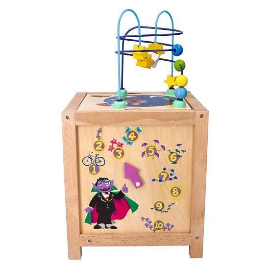 Aktívna kocka s postavičkami zo Sezamovej ulice