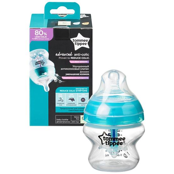 Antikoliková fľaša Tommee Tippee 260 ml 2ks Tyrkysová