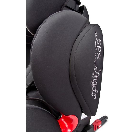 Autosedačka CARETERO AngeloFix 2018 black Čierna