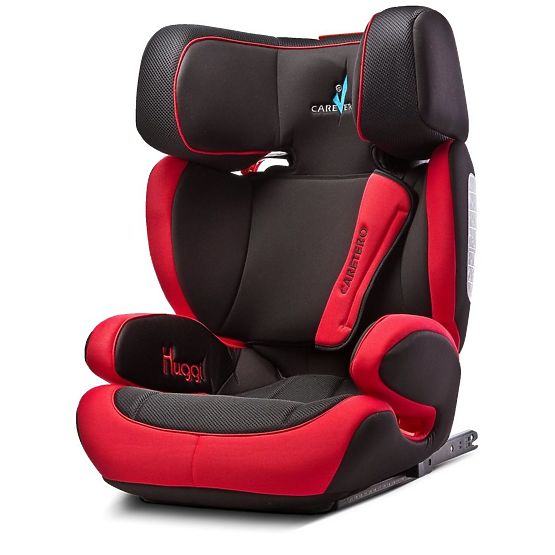Autosedačka CARETERO Huggi Isofix 2017 red Červená