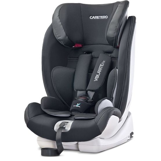 Autosedačka CARETERO Volante Fix black 2016 Čierna