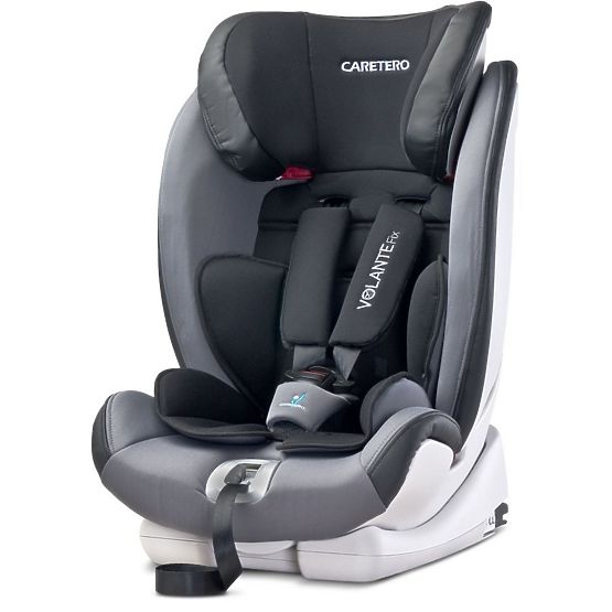 Autosedačka CARETERO Volante Fix grey 2016 Sivá