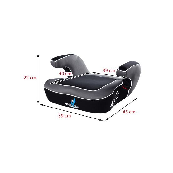 Autosedačka-podsedák CARETERO Leo black 2016 Čierna