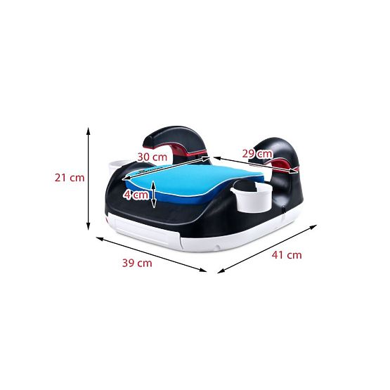 Autosedačka-podsedák CARETERO Tiger black 2016 Čierna