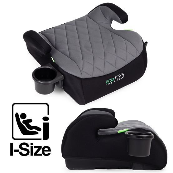 Autosedačka podsedák pre deti i-SIZE výška 125-150 cm držiak na nápoje ECOTOYS