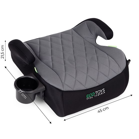 Autosedačka podsedák pre deti i-SIZE výška 125-150 cm držiak na nápoje ECOTOYS