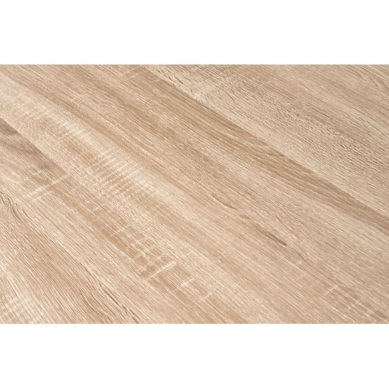 B48 písací stôl dub sonoma / biely