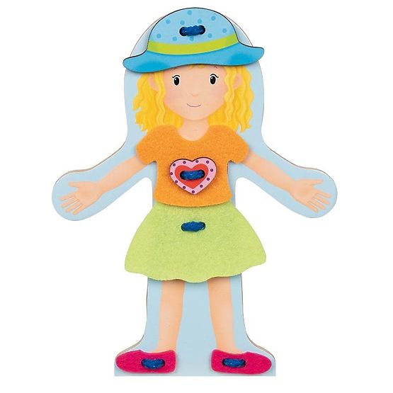 Bábika Justynka na obliekanie