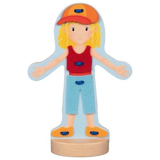 Bábika Justynka na obliekanie