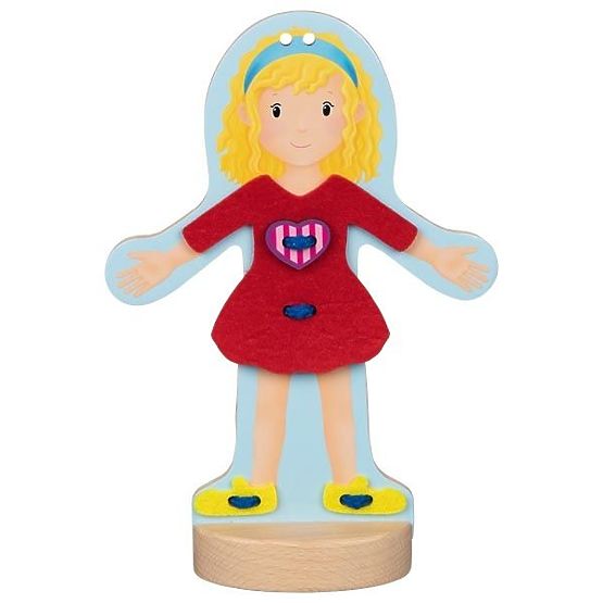 Bábika Justynka na obliekanie