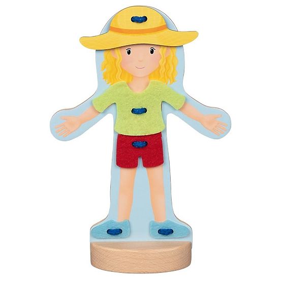 Bábika Justynka na obliekanie