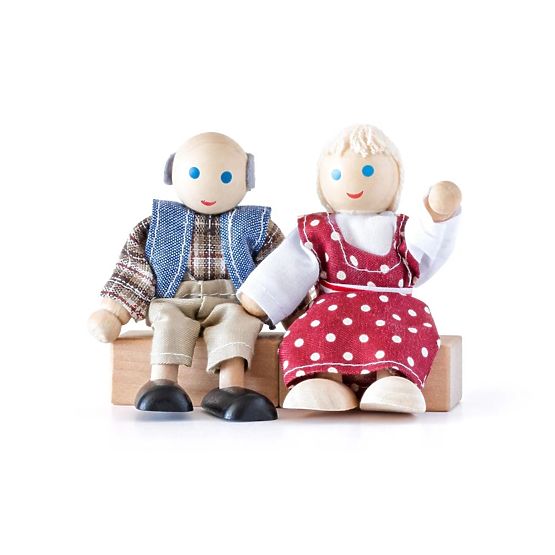 Bábiky do domčeka, rodina 6 osôb