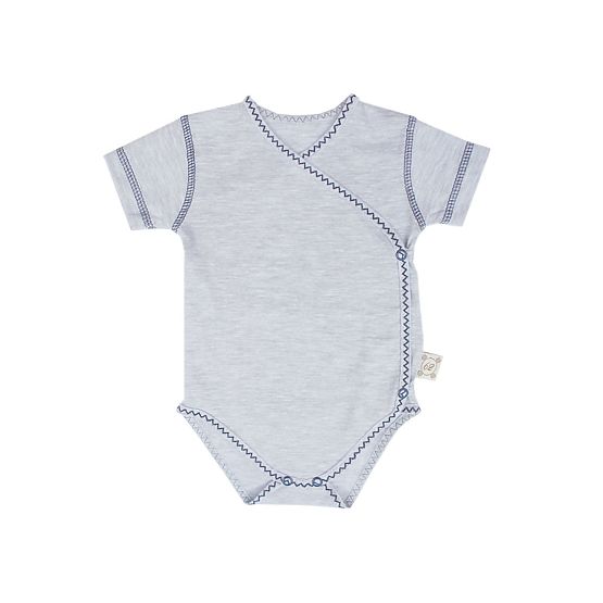 Baby body s krátkym rukávom - modré