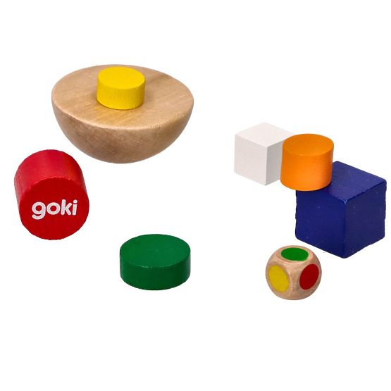 Balansujúca veža - drevená hra