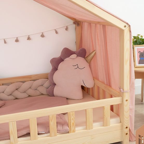 Baldachýn na domčekovú posteľ Leola Hip - staroružová