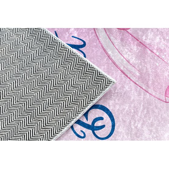 BAMBINO 42830 umývacia podložka Balerína pre deti protišmyková - ružová