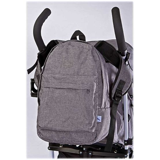 Batoh na kočík CARETERO Komfort grey Sivá