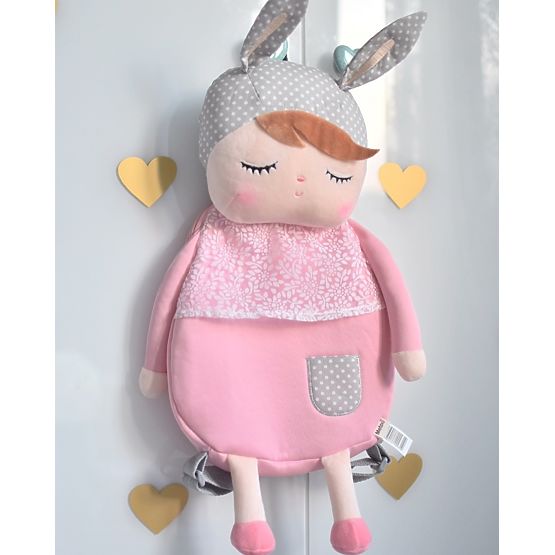 Batôžtek s uškami Metoo - ružový