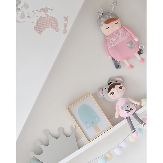 Batôžtek s uškami Metoo - ružový