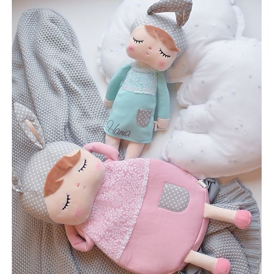 Batôžtek s uškami Metoo - ružový