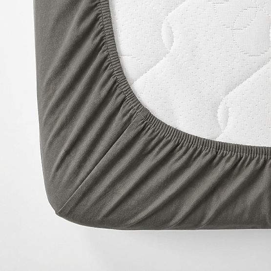 Bavlnená plachta 180x80 cm - tmavošedá