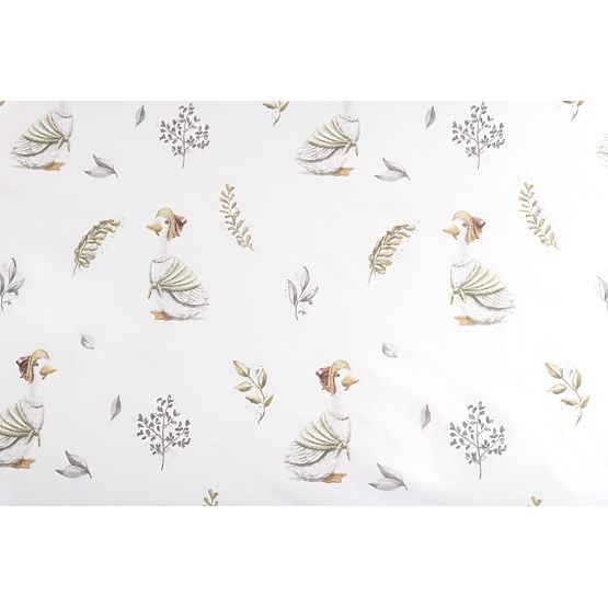 Bavlnená plachta s gumou - Husičky (120x60 cm)