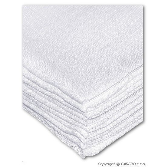 Bavlnené plienky NEW BABY 80x80 cm STANDARD Biela