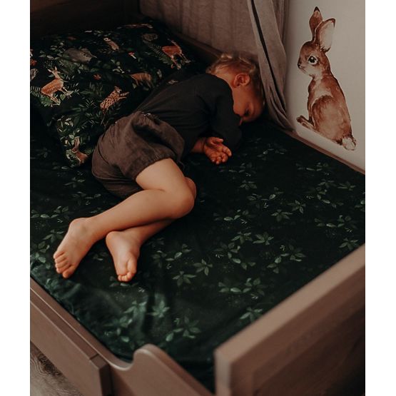 Bavlnené prestieradlo Život v lese