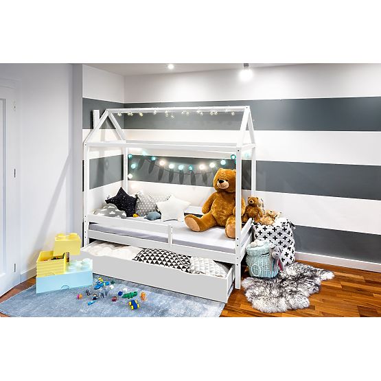 Bazar - Detská posteľ domček Paul - biela