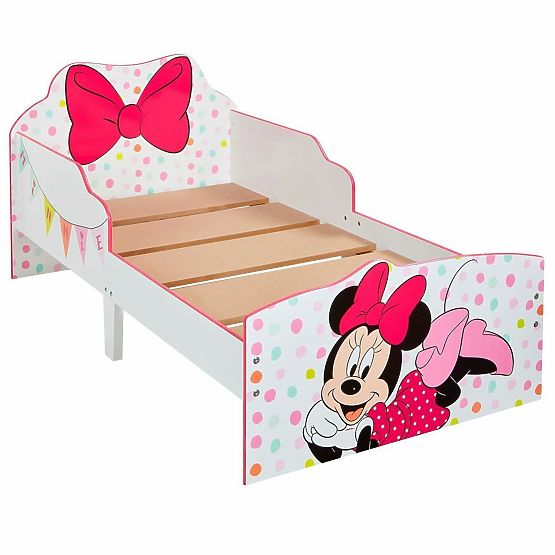 Bazar - Detská posteľ Minnie Mouse s úložným priestorom