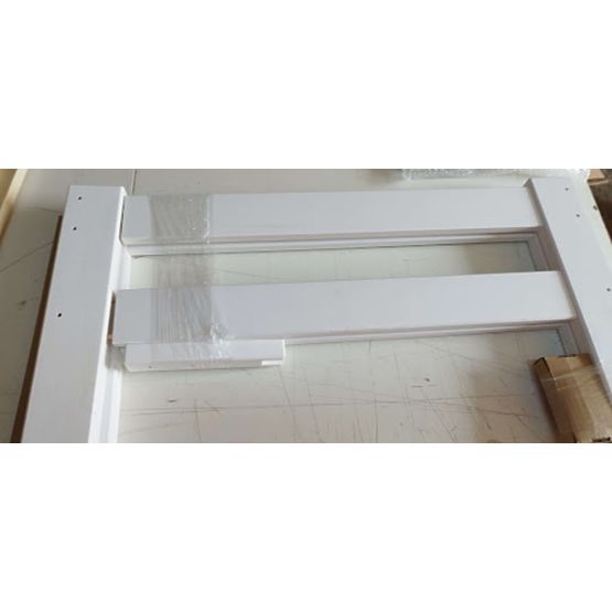 BAZAR Detská posteľ Paul so zábranou - biela