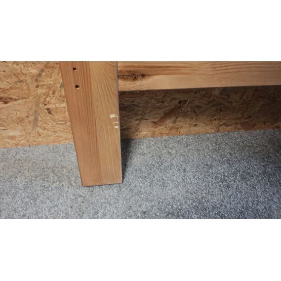 BAZAR Detská posteľ sa zábranou Buk 190x90cm - bez úložného priestoru