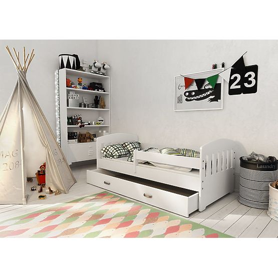 Bazar - Detská posteľ so zábranou NIKI 160 x 80 cm