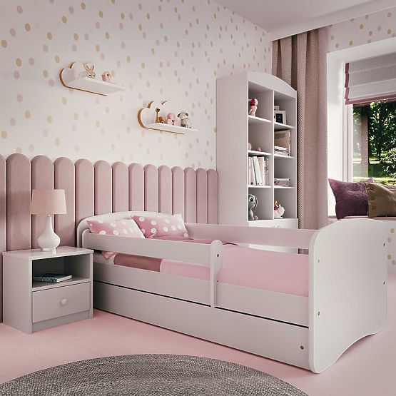 Bazar - Detská posteľ so zábranou Ourbaby - biela