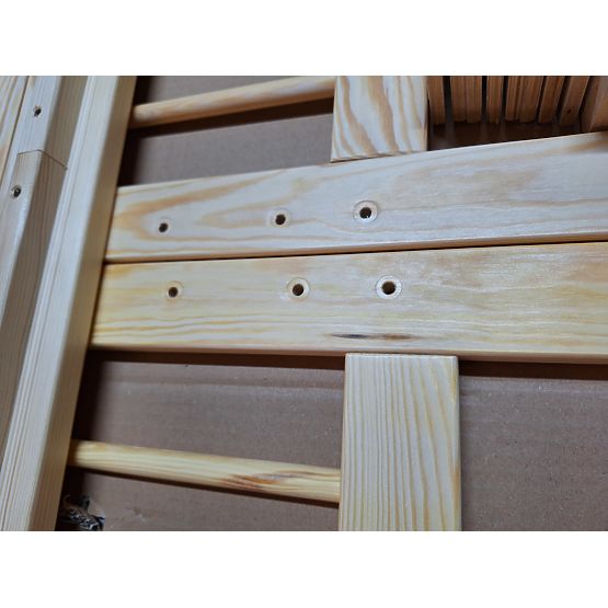 Bazar - Detská posteľ so zábranou TEDDY - prírodná