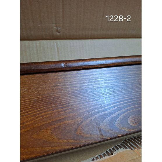 Bazar - Detská posteľ Woody so zábranou - orech