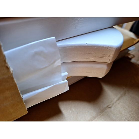 Bazar - Detská postieľka Alek s vyberateľnými priečkami - biela