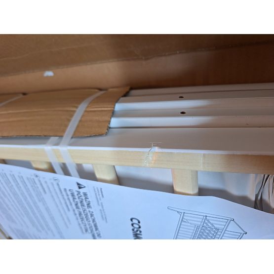 Bazar - Detská postieľka Cosmo 120x60 - biela