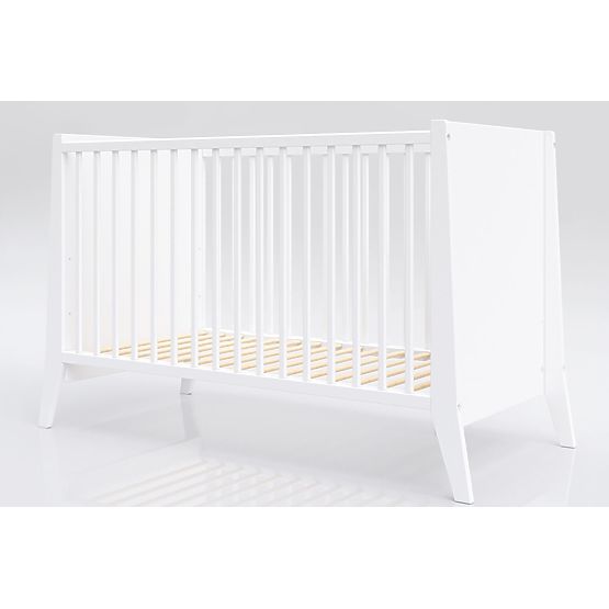 Bazar - Detská postieľka Cosmo 120x60 - biela