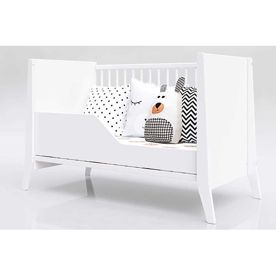 Bazar - Detská postieľka Cosmo 120x60 - biela