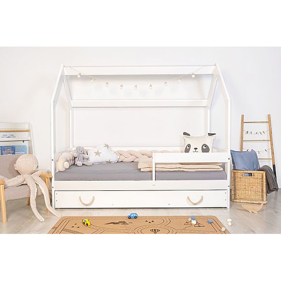 Bazar - Domčeková posteľ Lucky 160x80 - biela