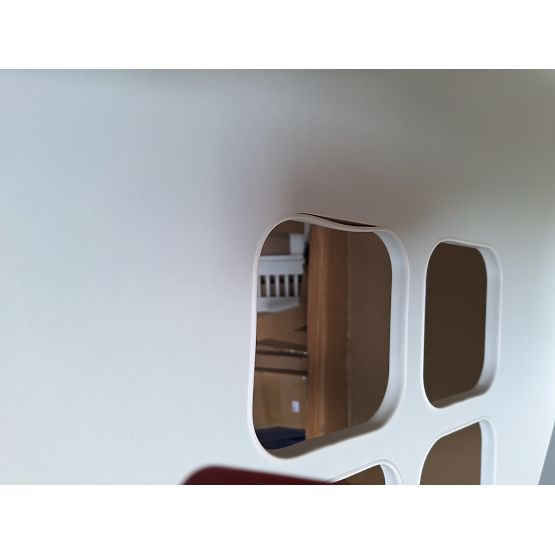 Bazar - Domčeková posteľ Woody 160 x 80 cm - biela